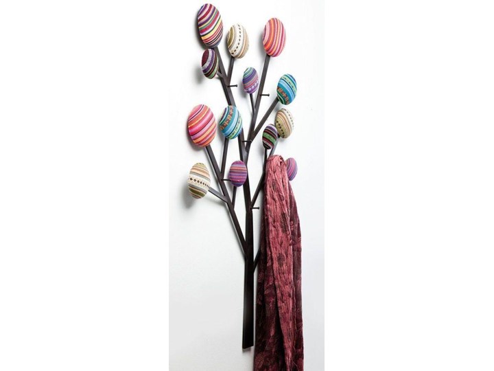 Wieszak Bubble Tree Kolor Biały Metal Kolor Wielokolorowy