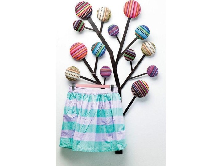 Wieszak Bubble Tree Metal Kolor Biały Kolor Wielokolorowy