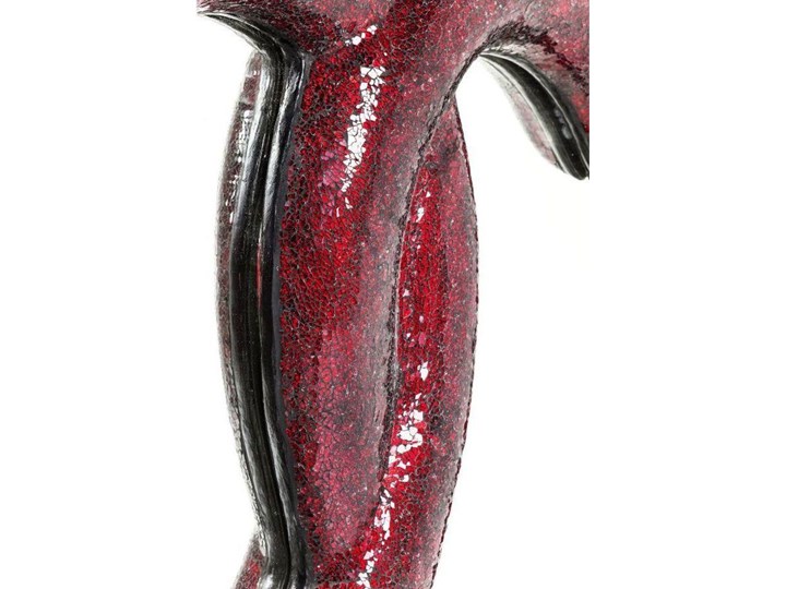 Lustro wiszące Mosaik Double Heart 165x100 cm czerwone