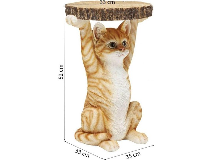 Stolik kawowy Animal Ms Cat 33x35 cm kolorowy Kategoria Stoliki i ławy