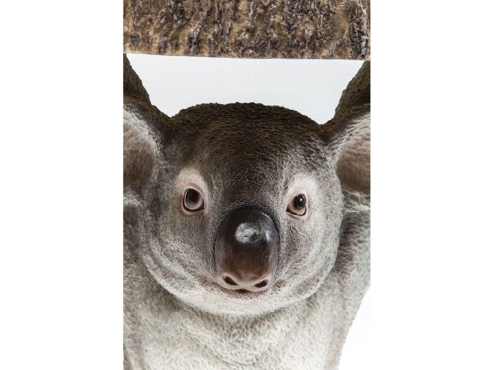 Stolik kawowy Koala Ø33 cm kolorowy Tworzywo sztuczne Drewno Kategoria Stoliki i ławy Kolor Szary