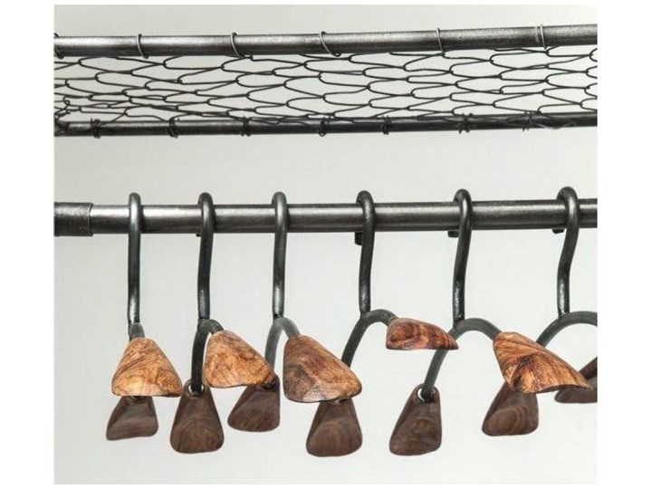 Stojak na ubrania Cosmopolitan 100x170 cm Wieszak na ubrania Metal Drewno Typ Stojaki