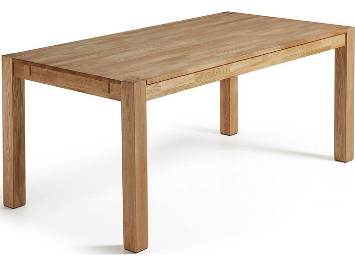 Stół rozkładany Isbel drewniany 140 (220) x 90 cm Drewno Długość po rozłożeniu 220 cm
