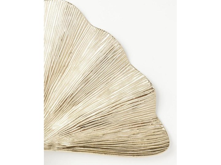 Dekoracja ścienna / świecznik Ginkgo Leaf 75x60 cm Kolor Biały
