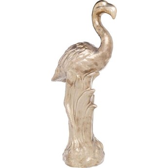 Figurka dekoracyjna Flamingo Side 27x57 złota