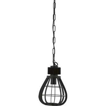 Lampa wisząca metalowa czarna Ø23x32 cm