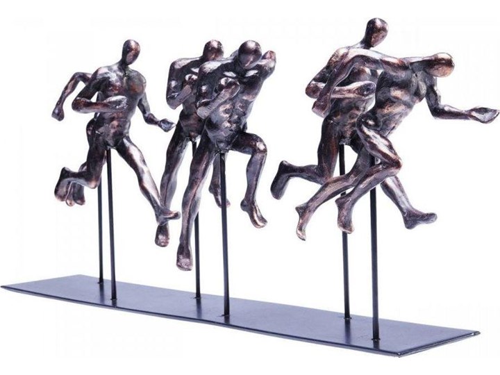 Figurka dekoracyjna Runners 45x19 cm Ludzie Tworzywo sztuczne Kolor Biały