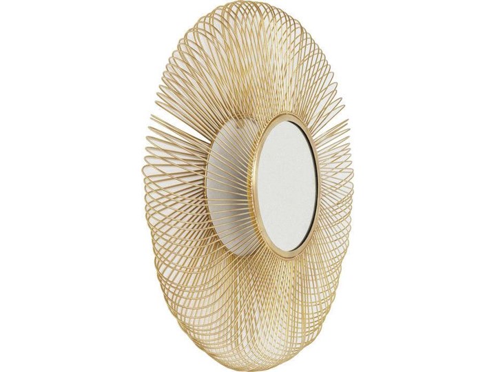 Lustro wiszące El Sol Gold Ø79 cm złote Pomieszczenie Salon Lustro z ramą Okrągłe Ścienne Kategoria Lustra