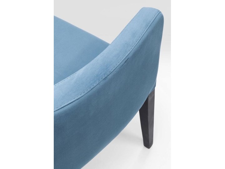 Krzesło z podłokietnikami Mode Velvet 60x87 cm turkusowe Tapicerowane Szerokość 60 cm Wysokość 60 cm Wysokość 70 cm Głębokość 70 cm Welur Drewno Tkanina Z podłokietnikiem Pomieszczenie Biuro i pracownia