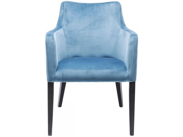 Krzesło z podłokietnikami Mode Velvet 60x87 cm turkusowe Welur Wysokość 60 cm Szerokość 60 cm Głębokość 70 cm Wysokość 70 cm Tapicerowane Z podłokietnikiem Drewno Tkanina Kolor