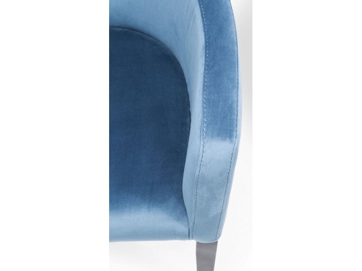 Krzesło z podłokietnikami Mode Velvet 60x87 cm turkusowe Tkanina Drewno Welur Wysokość 70 cm Wysokość 60 cm Szerokość 60 cm Głębokość 70 cm Tapicerowane Z podłokietnikiem Styl Nowoczesny