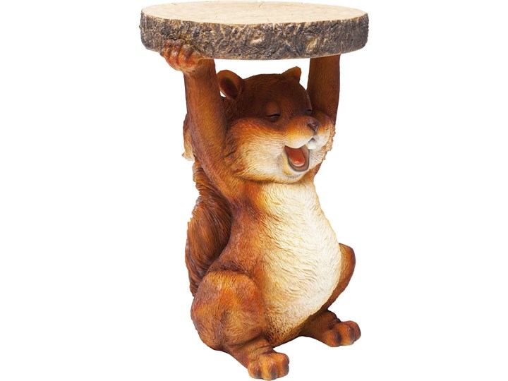 Stolik Animal Mini Squirrel Ø25x35 cm kolorowy Styl Nowoczesny