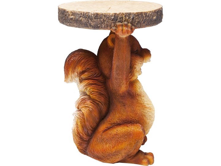 Stolik Animal Mini Squirrel Ø25x35 cm kolorowy Styl Awangardowy