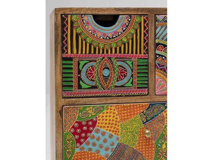 Komoda drewniana kolorowa z szufladami 118x40 cm Szerokość 110 cm Pomieszczenie Salon Drewno Szerokość 118 cm Płyta MDF Wysokość 118 cm Pomieszczenie Pokój nastolatka