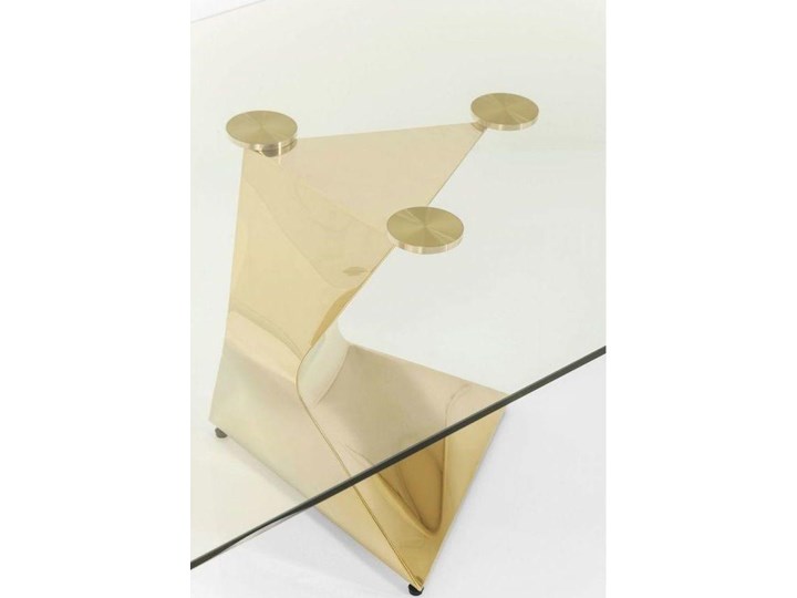 Konsola Gloria 145x45 cm złota Stal nierdzewna Szerokość 145 cm Szkło Szerokość 143 cm Głębokość 40 cm Kolor Beżowy