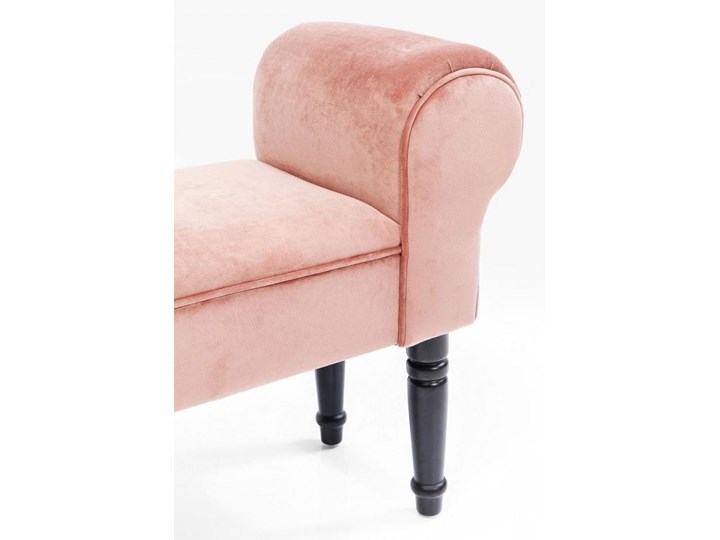 Ławka Wing 100x54 cm jasnoróżowa Styl Glamour Pomieszczenie Sypialnia