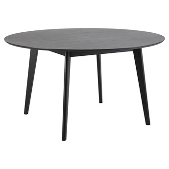 Okrągły stół nierozkładany w kolorze czarnym Roxby 140