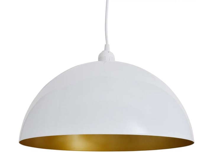 Białe regulowane lampy wiszące 2 sztuki - E985-Noris Lampa z kloszem Metal Kolor Biały Styl Nowoczesny
