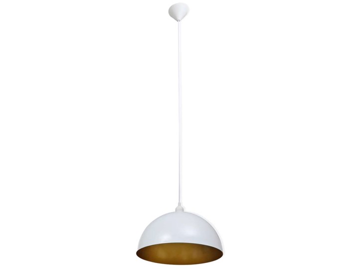 Białe regulowane lampy wiszące 2 sztuki - E985-Noris Lampa z kloszem Styl Nowoczesny Metal Styl Skandynawski