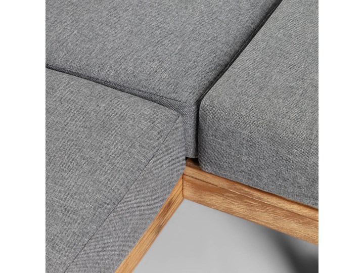Zestaw mebli Zalika 5-osobowej sofy i stolika kawowego z litego drewna akacjowego FSC 100% Drewno Zawartość zestawu Sofa