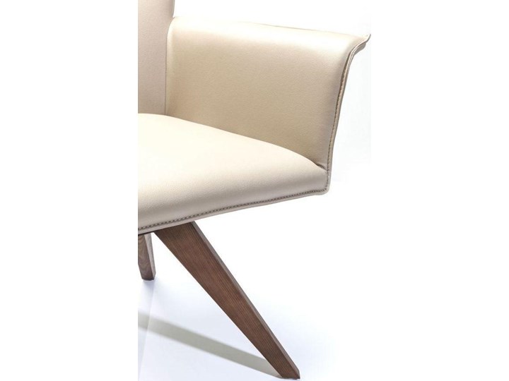 Krzesło obrotowe z podłokietnikami Foxy 65x88 cm beżowe Drewno Kategoria Wieszaki na odzież wierzchnią Kolor Biały