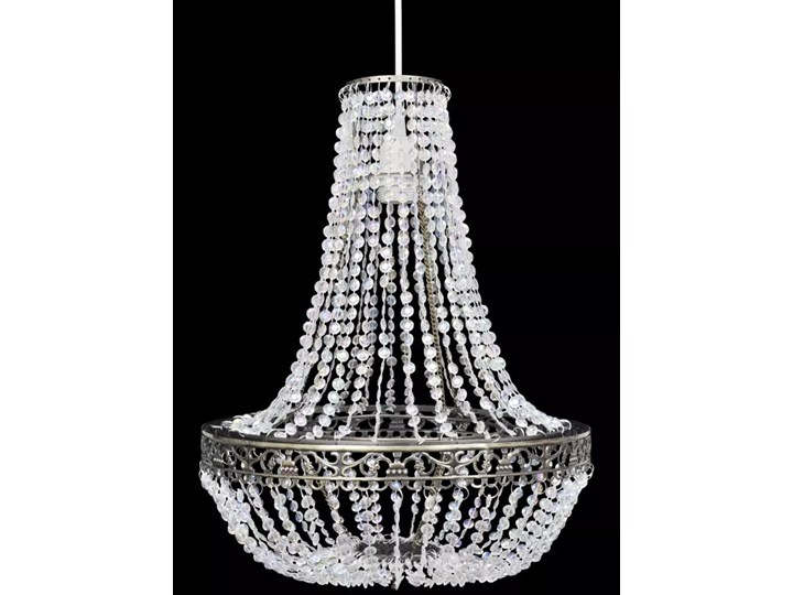 Kryształowa szykowna lampa wisząca - E991-Merla Lampa z kryształkami Kolor Szary