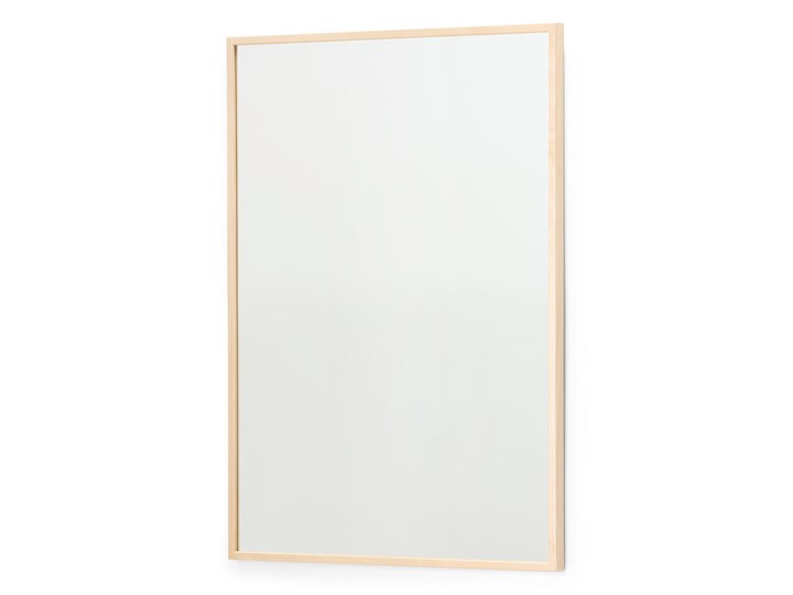 Lustro, 620x920 mm, brzoza Lustro z ramą Ścienne Prostokątne Kolor Złoty