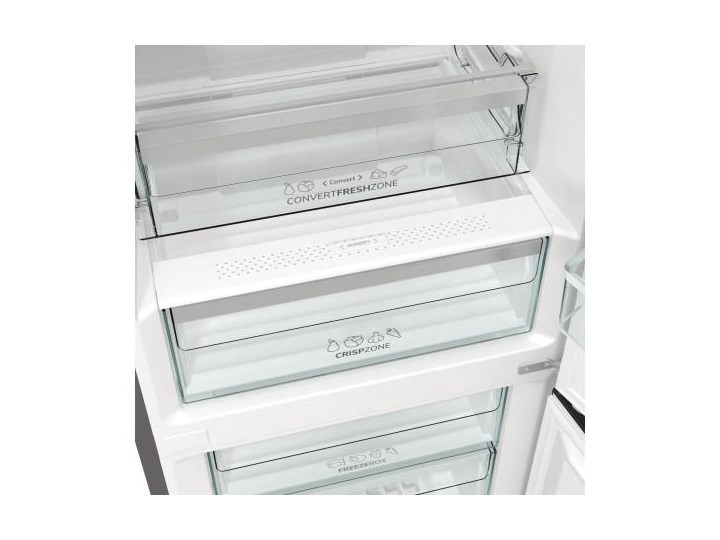 GORENJE NRK6202AXL4 NoFrost Srebrna Dwudrzwiowe Szerokość 60 cm Wysokość 200 cm Kategoria Lodówki Jednodrzwiowe Kolor Srebrny