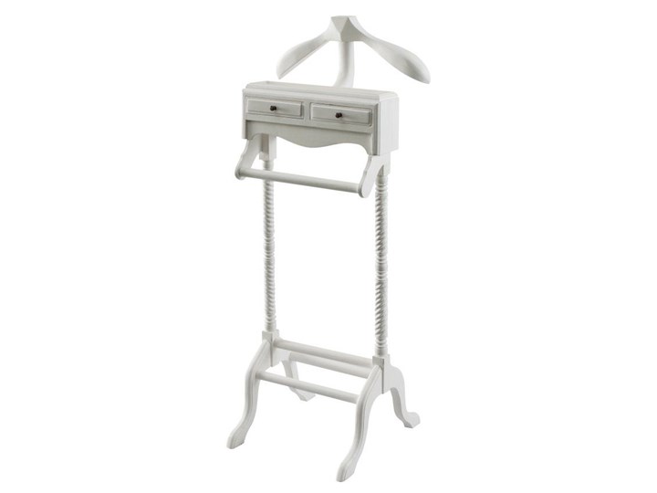Wieszak Chester stojący 125cm white, 54 × 44 × 125 cm Drewno Typ Stojaki Wieszak na ubrania Wieszak na spodnie Kolor Biały