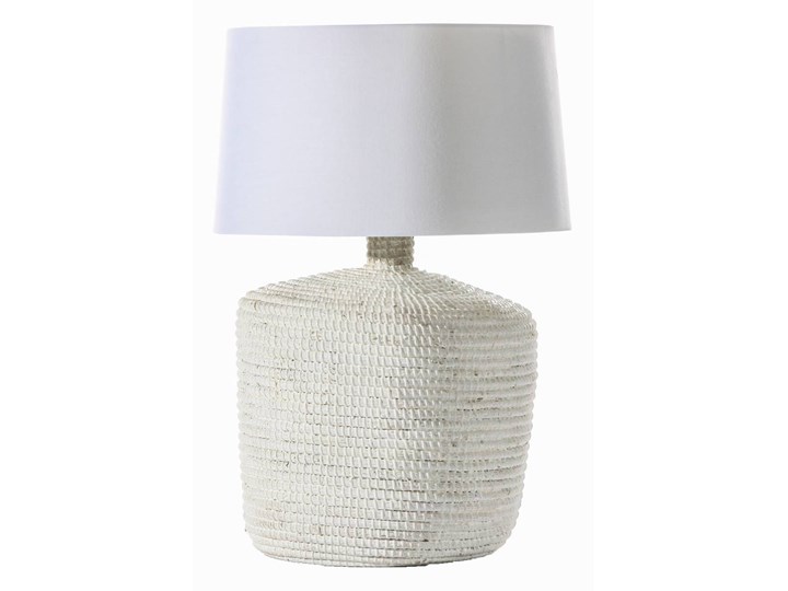 Lampa stołowa Coastal White wys. 66cm, 45 × 45 × 66 cm Lampa z kloszem Styl Skandynawski