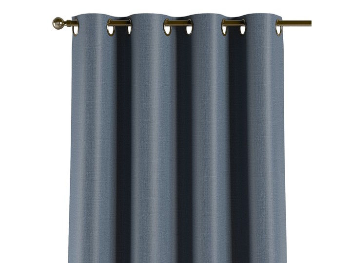 Zasłona zaciemniająca na kółkach 1 szt., ciemny niebieski o wyraźnej strukturze, 1szt 140 × 260 cm, Blackout - zaciemniające Żakard Poliester 140x260 cm Mocowanie Taśma