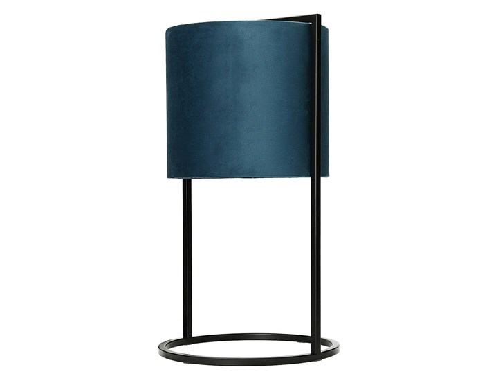Lampa stołowa Santos Blue, 45 cm Styl Nowoczesny Lampa z kloszem Kolor