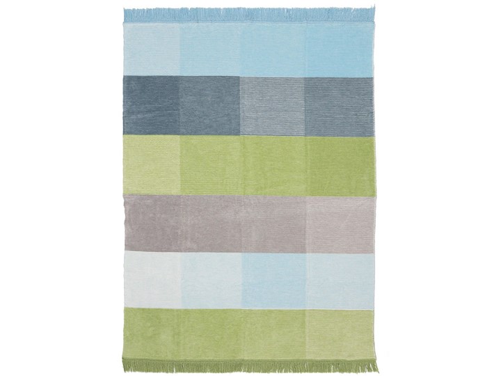 Koc Cotton Cloud 150x200cm Pastel Green&Blue, 150 x 200 cm Bawełna Akryl 150x200 cm Kategoria Koce i pledy Kolor Wielokolorowy