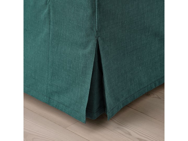 IKEA EKTORP Sofa 2-osobowa, Totebo ciemnoturkusowy, Szerokość: 179 cm Amerykanka Styl Nowoczesny