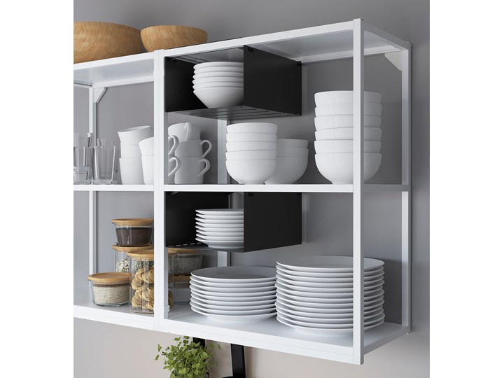 IKEA ENHET Kuchnia, biały, 203x63.5x222 cm