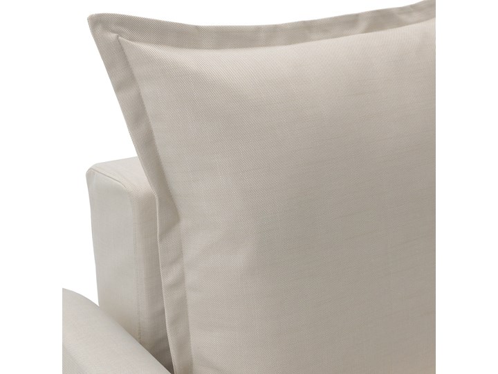 IKEA HOLMSUND Sofa trzyosobowa rozkładana, Nordvalla beżowy, Wysokość z poduchami oparcia: 96 cm Szerokość 230 cm Głębokość 99 cm Stała konstrukcja Pomieszczenie Salon