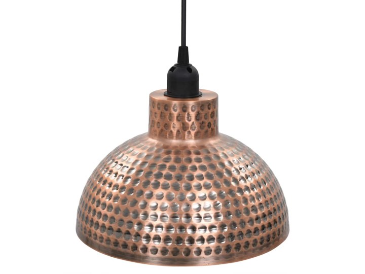 Komplet dwóch metalowych lamp wiszących - EX16-Tores Lampa z kloszem Kolor Brązowy