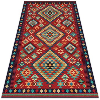 Piękny dywan zewnętrzny Kolorowe trójkąty retro 60x90 cm