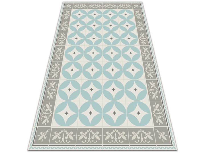 Dywan na taras do ogrodu na balkon Kafelki i koła Prostokątny 80x120 cm 60x90 cm Winyl Dywany Pomieszczenie Salon