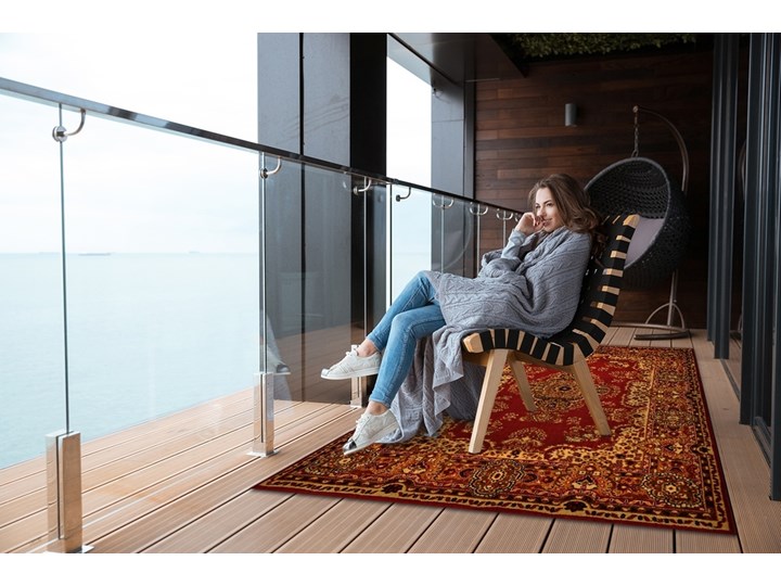 Nowoczesny dywan outdoor wzór Tekstura perska Dywany 80x120 cm 60x90 cm Prostokątny Winyl Pomieszczenie Salon