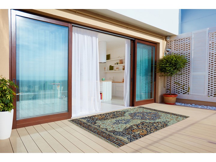 Dywan ogrodowy wzór Piękne tureckie detale Dywany Prostokątny 60x90 cm 80x120 cm Pomieszczenie Balkon i taras Winyl Pomieszczenie Salon