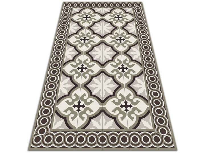 Nowoczesny dywan outdoor wzór Hiszpański wzór Dywany Prostokątny 80x120 cm 60x90 cm Winyl Pomieszczenie Salon
