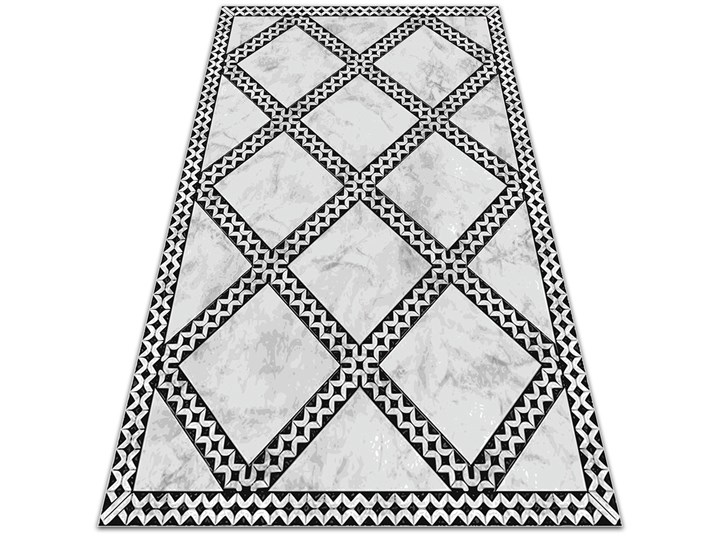 Nowoczesny dywan na balkon wzór Marmur wzorek Prostokątny 60x90 cm Dywany Pomieszczenie Kuchnia Winyl 80x120 cm Pomieszczenie Balkon i taras