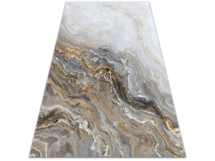 Dywan na taras do ogrodu na balkon Perłowy marmur 60x90 cm Winyl Dywany 80x120 cm Prostokątny Pomieszczenie Sypialnia