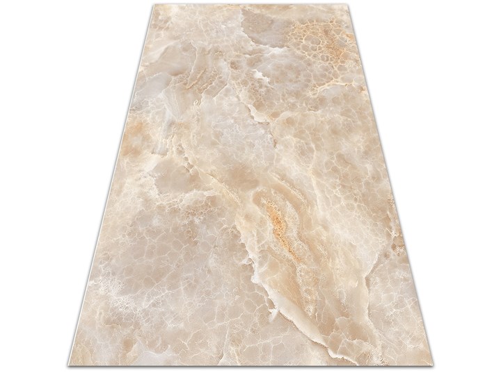 Nowoczesny dywan na balkon wzór Rdzawy marmur 60x90 cm 80x120 cm Pomieszczenie Balkon i taras Dywany Prostokątny Winyl Kolor Beżowy