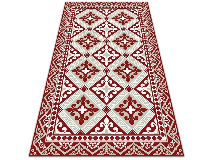 Dywan na taras do ogrodu na balkon Kwiecisty wzór Winyl Prostokątny 60x90 cm 80x120 cm Dywany Pomieszczenie Przedpokój