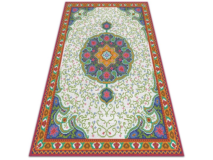 Dywan zewnętrzny tarasowy wzór Turecki szyk 80x120 cm Prostokątny Winyl Dywany 60x90 cm Kolor Kategoria Dywany