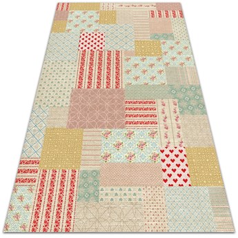 Tarasowy dywan zewnętrzny Kolorowy patchwork 60x90 cm