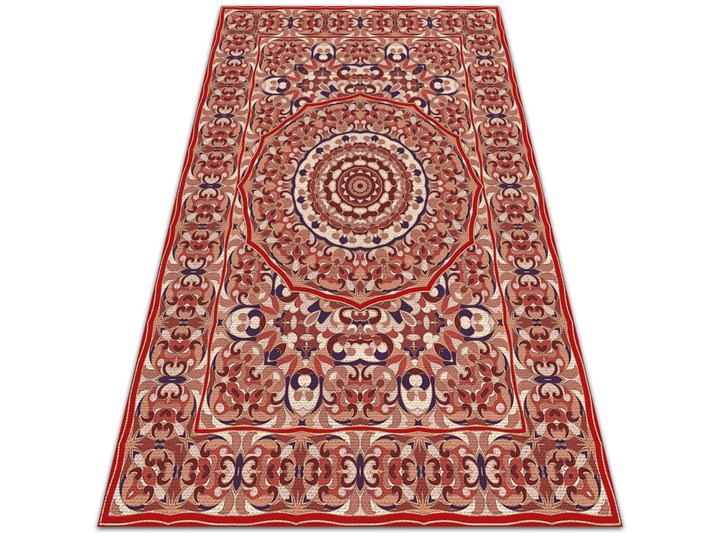 Dywan ogrodowy piękny wzór Antyczna symetria Dywany Winyl 60x90 cm 80x120 cm Prostokątny Pomieszczenie Przedpokój