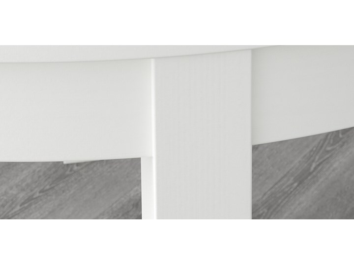 IKEA BJURSTA Stół rozkładany, Biały, 115/166 cm Drewno Płyta MDF Styl Nowoczesny Szerokość 115 cm Długość 115 cm Rozkładanie Rozkładane